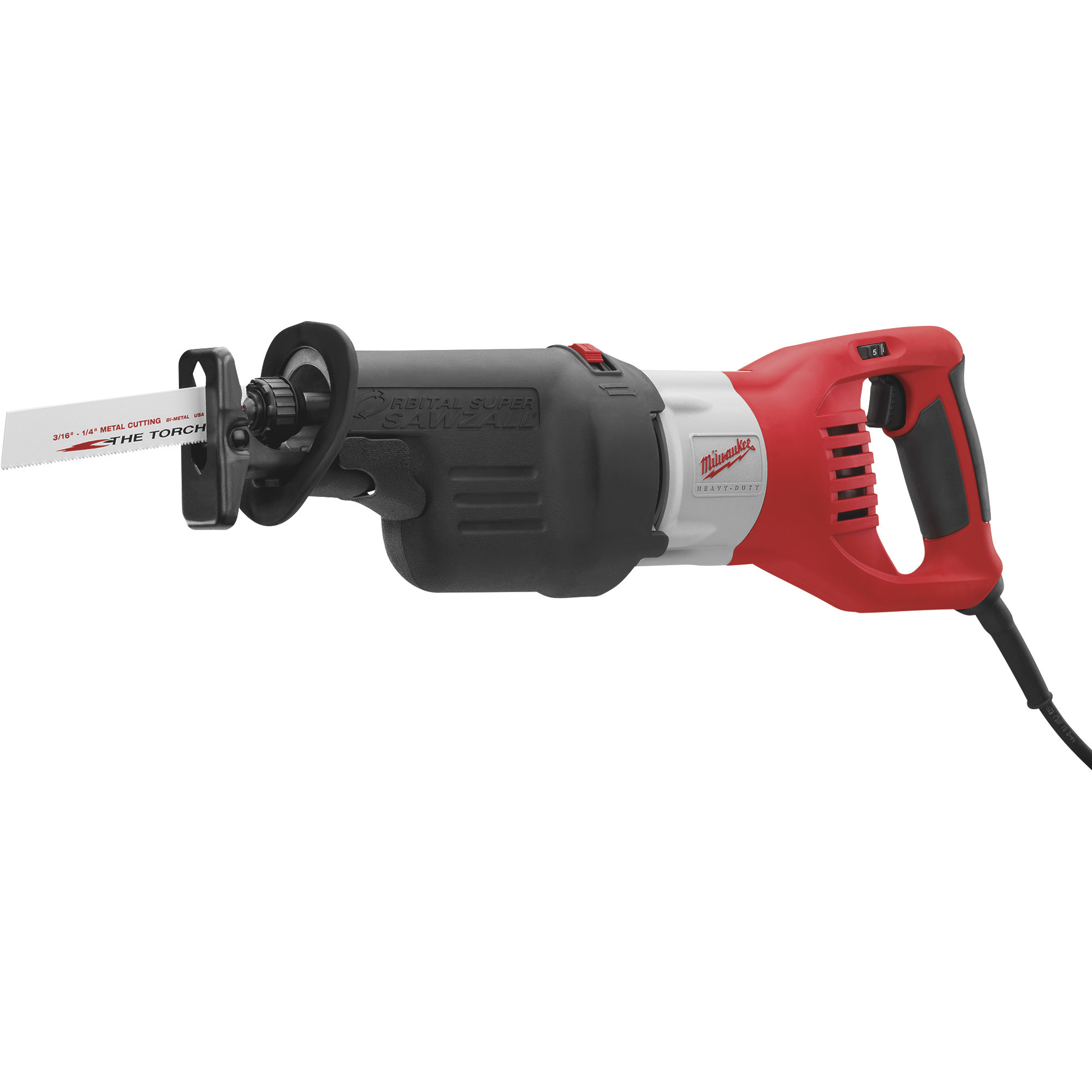 Milwaukee Orbital Sawzall Reciprocating Saw, 15 Amp, Model# 6538-21
